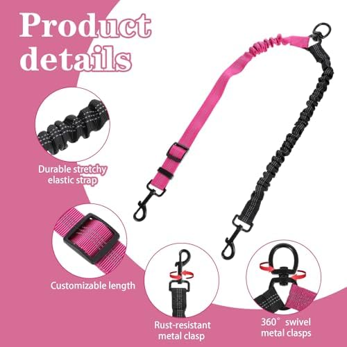 Double Dog Leash, 360° Swivel No Tangle Dual Lead - Image 4