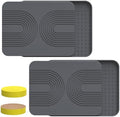 2 PCS Stone Dish Drying Mat ＆ Silicone Mat by Kalawen