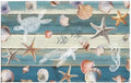 Giwawa Coastal Starfish Bath Rug Summer Sea Turtle Bathroom Carpet Soft Non by Giwawa