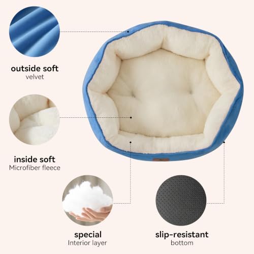 Asvin Medium Dog Bed for Medium Dogs, Cat Beds for Indoor Cats, Pet Bed for - Image 3