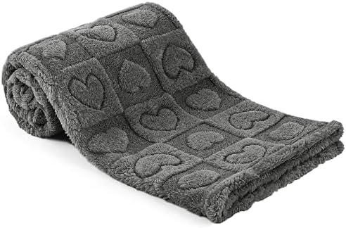 gogobunny Pet Blanket for Dogs Cats, 300GSM Ultra Soft Coral Fleece Blanket by gogobunny