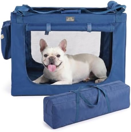 CANINE CANYON 30 Inch Collapsible Soft Dog Crate, Portable Travel Kennel by CanineCanyon