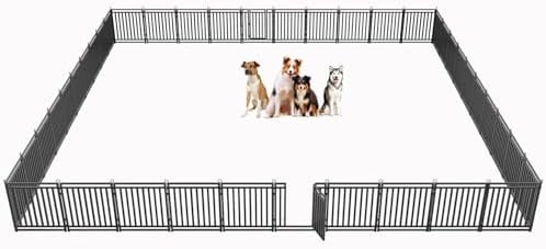 Thickened Outdoor Dog Fence, 40 Panels by Petorldog