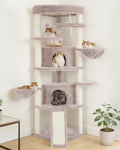 Gitelsnour Corner Cat Tree, All Sisal Multi-Cat Scratching Posts GCT035MU by Gitelnour