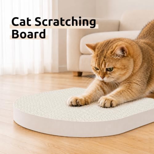 4 Packs in 1 Cat Scratcher Pad No-Mess Cat Scratch Cardboard - Image 4