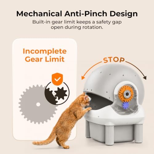 ABRCT Open Top L1 Self Cleaning Litter Box, Electronic Hands-Free, Smart Robot - Image 3
