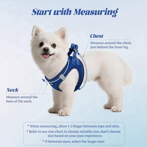 No Pull Dog Puppy Harness and Leash Set Reflective Mesh Vest Large - Image 2