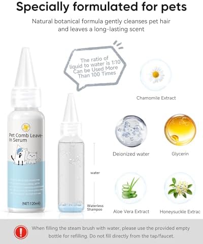 Pet Steam Brush Dog Cat 2026 New Grooming Comb - Image 2