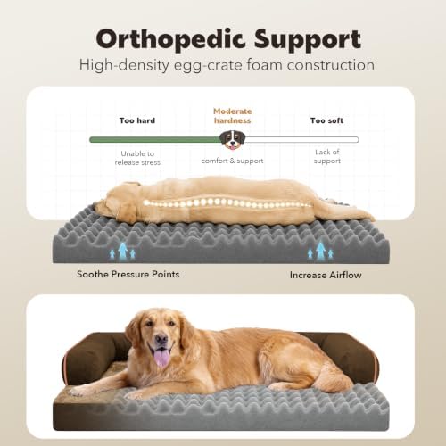 MEKIY Orthopedic Washable Dog Bed - Image 3