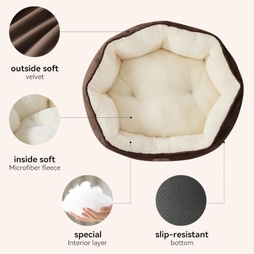 Asvin Small Dog Bed for Small Dogs, Cat Beds for Indoor Cats, Pet Bed for Puppy - Image 3