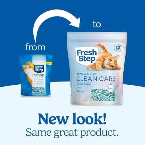 Fresh Step Clean Care Crystal Cat Litter, 8 lb., 2 Pk - Image 2