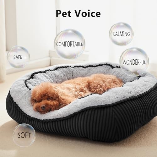 Dog Beds for Medium Small Dogs, Washable Pet Bed - Image 2