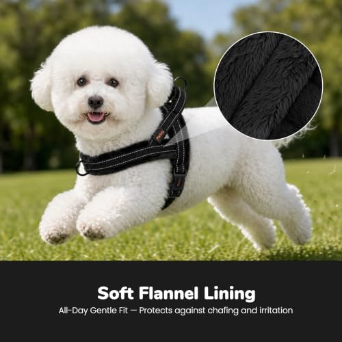 Didog No Pull Dog Harness for Small Dogs, Soft Flannel Padded - Image 2