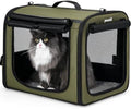 Dog Car Carrier Light Weight 19.7×16.9×14.8in, Foldable Dog Carrier by pecute