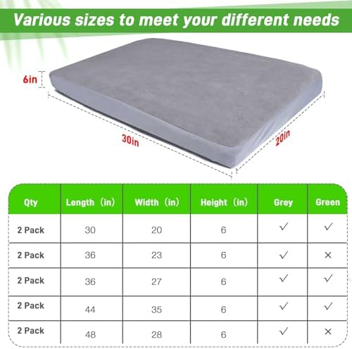 Dog Bed Covers Replacement Washable 100% Waterproof Soft Dog Bed Sheet Grey 2 - Image 6