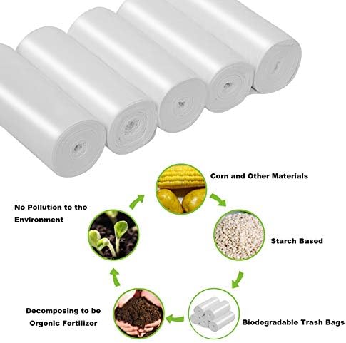 8 Gallon Compostable Trash Bags Inwaysin Tall Kitchen Garbage Bags Recycling - Image 2