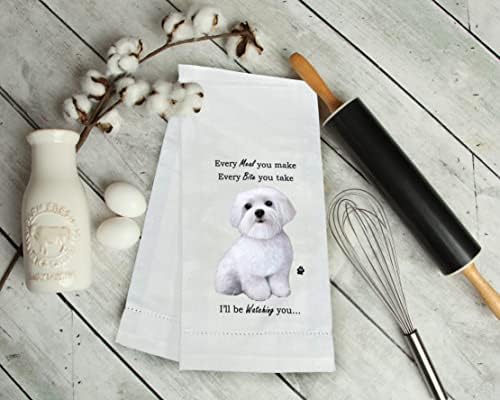 E&S Imports Maltese Kitchen Towels - Image 5