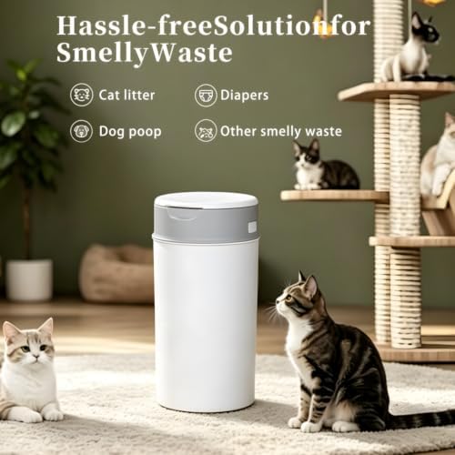 BESEK Litter Disposal Bin, 13L Pet Trash Can - Image 6