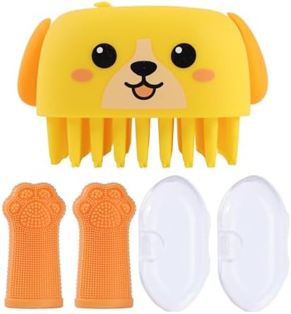3PCS Pet Grooming Kit – Dog Bath Brush by Unknown