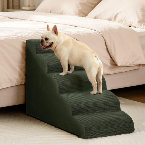 Aodisman Dog Stairs for High Beds, 5 Step Pet Ramp for Dogs and Cats, 22.4" H - Image 6