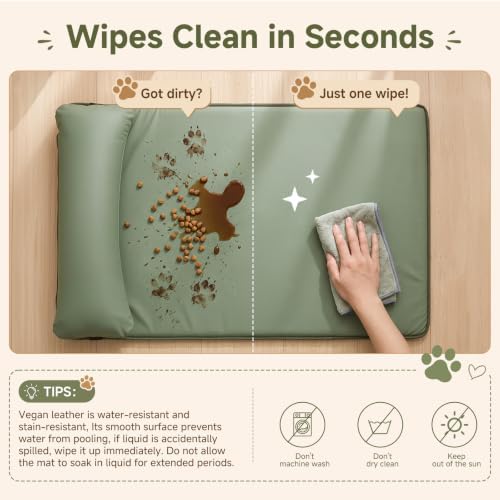 Waterproof Dog Crate Pad with Pillow, Large Dog Bed - Image 2