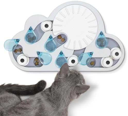 Catstages Nina Ottosson Rainy Day Puzzle & Play Cat Toy Treat Puzzle by Catstages
