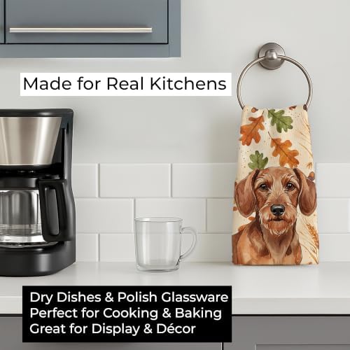 Caroline's Treasures Dachshund Dogs Kitchen Towel 15x25 in - Image 3