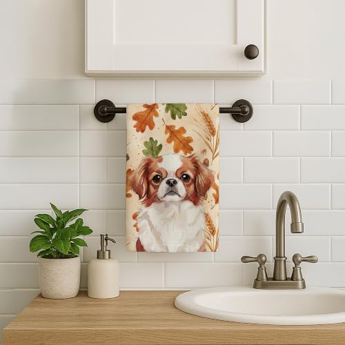 Caroline's Treasures Japanese Chin Dogs Kitchen Towel 15x25 in - Image 2