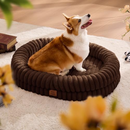 ChiXnuggle Orthopedic Dog Bed, Washable Cover, Faux Fur Bolster Pet Couch - Image 3