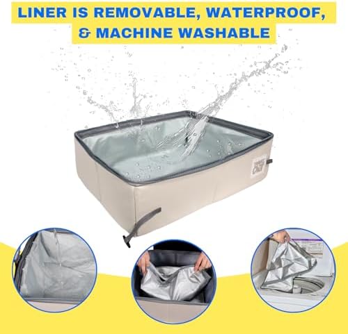 Travel Cat Porta-Pawty Plus Covered Portable Litter Box - Image 7