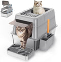 Aphyxen XL Stainless Steel Litter Box by APHYXEN