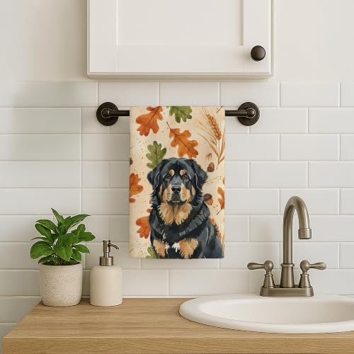 Caroline's Treasures Tibetan Mastiff Dogs Kitchen Towel 15x25 in - Image 2