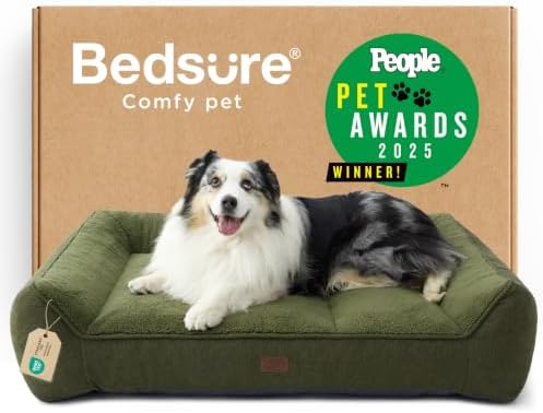 Bedsure SupportMax® Extra Thick Orthopedic XL Dog Beds Large Sized Dog by BEDSURE