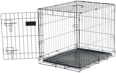 Carlson Pet Products SECURE AND FOLDABLE Single Door Metal Dog Crate, 24.0"L x - Image 4