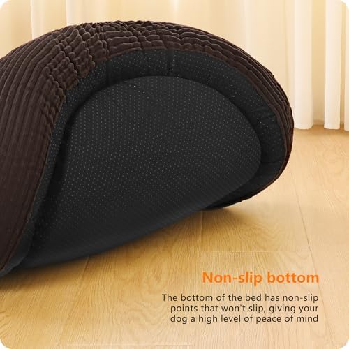 Dwanton Orthopedic Medium Dount Dog Bed, Egg-Crate Foam Round Dog Sofa - Image 5