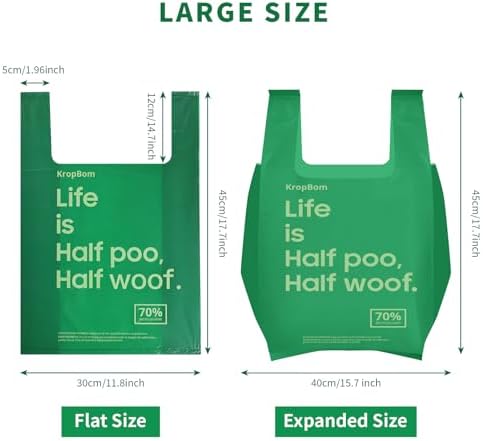 60 Count Cat Poop Bags Large Pet Waste Sacks - Image 4