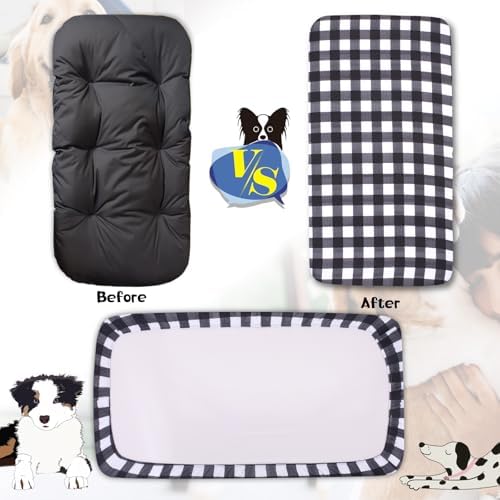 Replacement Dog Bed Covers Elastic Edged Washable 36" x 27" x 6" - Image 2