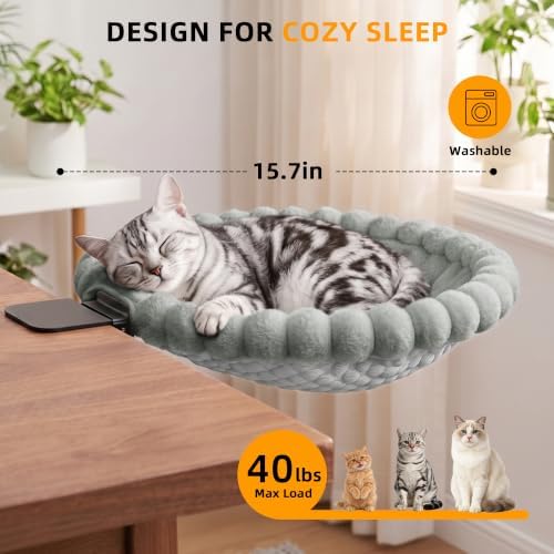 Cat Desk Bed - 2-in-1 Cat Hammock - Image 2
