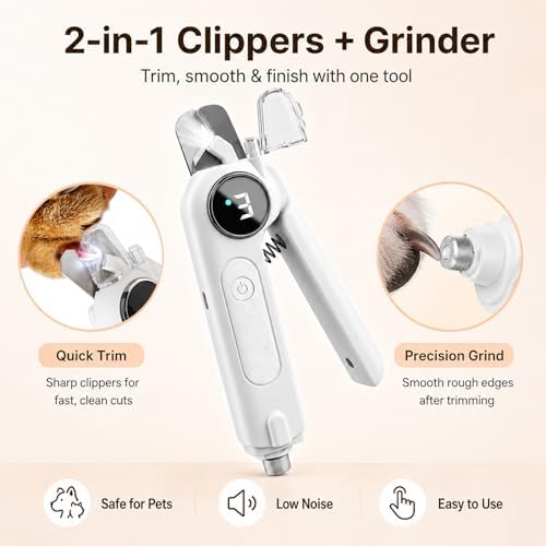2-in-1 Pet Nail Clippers and Grinder - Image 2