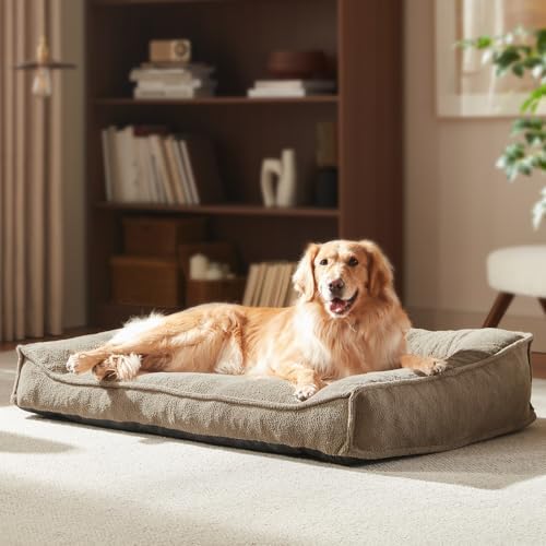 FURTIME XL Orthopedic Dog Bed Large Sized Dog, Extra Washable Dog Couch 42" by FURTIME