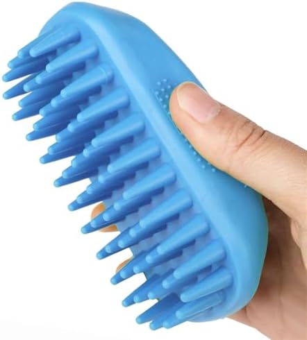 Dog Bath Brush Pet Silicone Shampoo Brush by Yintoper