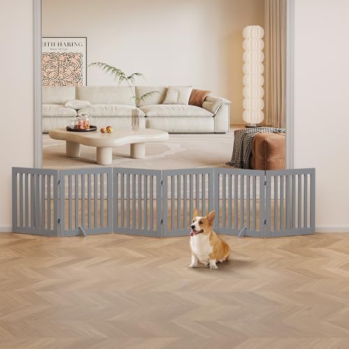 unipaws 120" Extra Wide Pet Gate and Pet Playpen Combination - Image 2