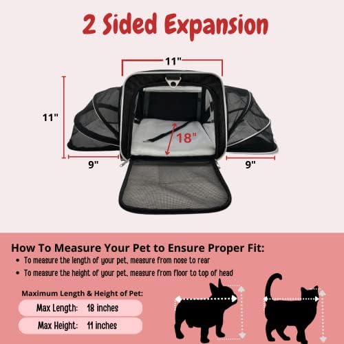 RUFF LIFE 101 Airline Approved Expandable Premium Pet Carrier on Wheels- Two - Image 4