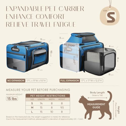 Top-Side Expandable Pet Carrier, Treat Window - Image 4