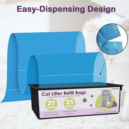 100 Cat Litter Refill Roll Bags Compatible - Image 4