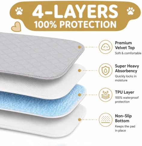CoolShields Washable Pee Pads for Dogs, 2 Pack - Image 5