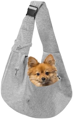 Dog Carrier Sling for Small Dogs and Cats, Puppy Sling Carrier by Snqqmtt