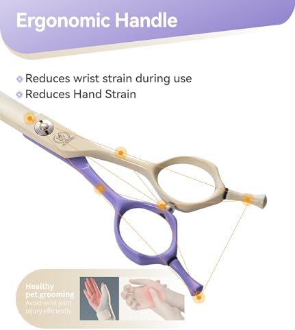Curved Dog Grooming Scissors - Image 3