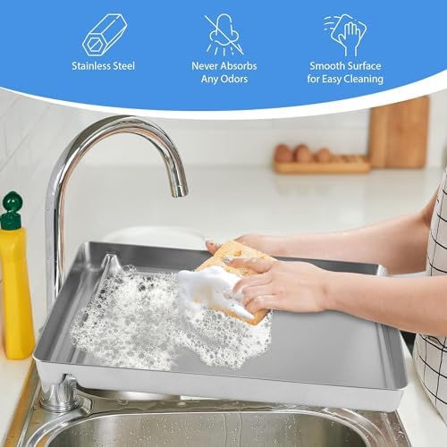 Stainless Steel Reusable Litter Tray Compatible - Image 3