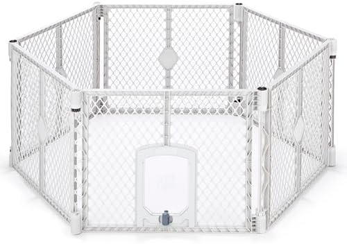 MyPet Petyard Passage: 5.5 Ft. Wide Customizable Folding Dog Playpen by NorthStatesMyPet